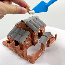 Load image into Gallery viewer, 100pcs Miniature Bricks for Dollhouse Building, DIY Model House Wall Materials, Terracotta Construction Blocks
