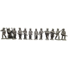 Load image into Gallery viewer, WWII US Army Walking Infantry 12 Soldiers Set Miniature Unpainted Resin Figure 1/72 Scale Unassembled Model
