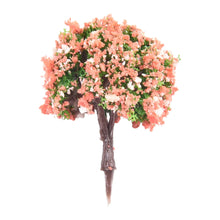 Load image into Gallery viewer, 10pcs Miniature Cherry Blossom Model Trees 4cm for Train Layouts, Dioramas, Fairy Gardens, Scenery

