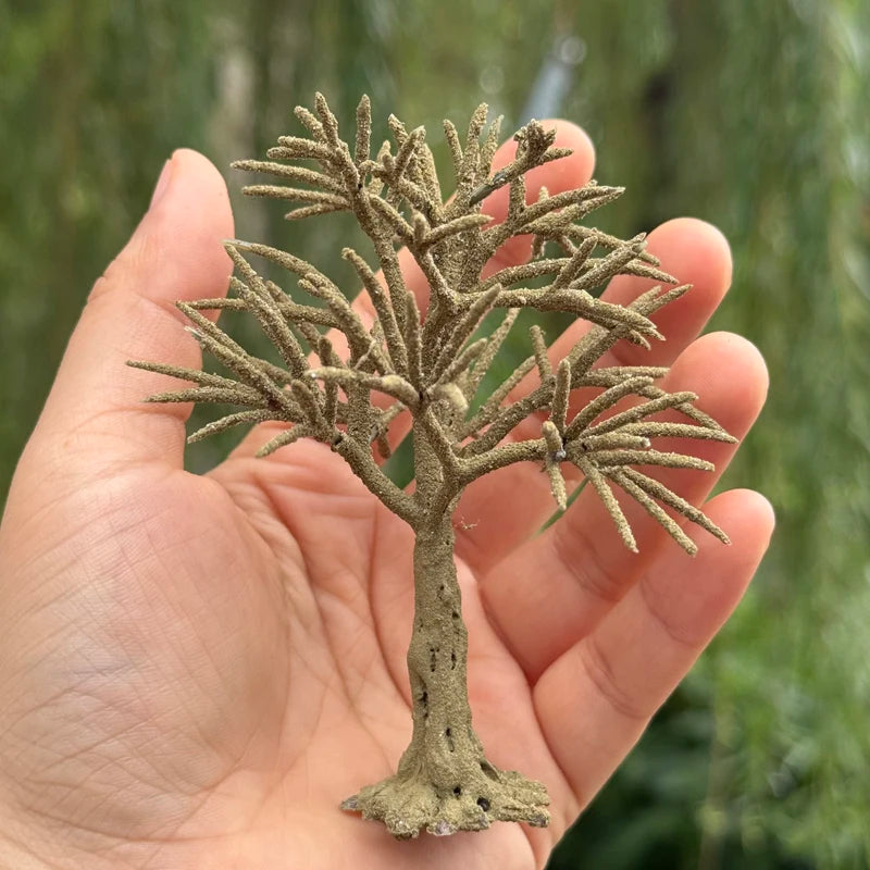 10cm Miniature Simulation Tree Trunk Plastic Model Tree for Diorama HO 1:87 Scale Landscape Scenery Railway Layout Craft Supplies