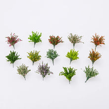 Load image into Gallery viewer, Miniature Flower Bushes for Diorama, Mixed Color Model Plants, Fairy Garden &amp; Sand Table Landscaping Supplies (10pcs)
