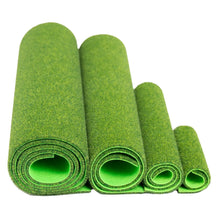 Load image into Gallery viewer, Miniature Artificial Grass Mat 15-50cm for Fairy Garden, Dollhouse Lawn, Diorama, Model Railway Scenery
