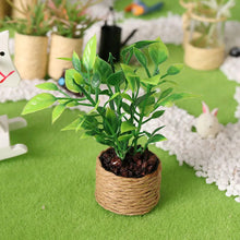 Load image into Gallery viewer, 1/12 Scale Mini Potted Plants, Artificial Greenery for Dollhouse Décor, Tiny Orange Tree, Gardenia, Purple Plum, Milan Flowers Model
