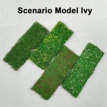 Load image into Gallery viewer, Miniature Ivy Vine Scenery Mat for Diorama Artificial Climbing Plant Model Railway Landscape Grass
