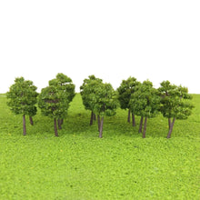 Load image into Gallery viewer, 40pcs Miniature Model Trees 5cm 1:250 Scale N Gauge Railway Scenery Craft Supplies
