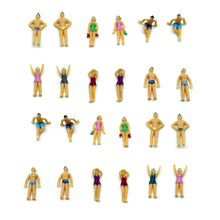 Load image into Gallery viewer, 30 pcs Miniature Swimming People Figure 1/50-1/150 Scale Models Beach Pool Landscape Sand Table Layout Scenery Accessories Diorama Supplies
