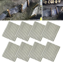 Load image into Gallery viewer, 8pcs Miniature Steel Panels, 1/35 Scale Roofing Sheets for Diorama, Model Railway, Landscape Scenery
