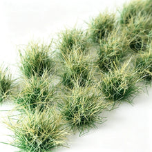 Load image into Gallery viewer, 16mm Miniature Grass Tufts – 20 Wild Grass and Weed Clumps
