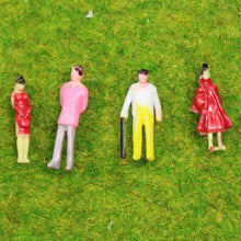 Load image into Gallery viewer, 100pcs Miniature Passenger People Figures 1:160 N Scale Model Train Layouts Railway scenery
