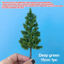 Load image into Gallery viewer, Miniature Pine Tree Model Wire Trunk 10-28cm for Diorama, Railway Scenery, Landscape Layout
