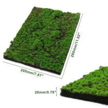 Load image into Gallery viewer, Miniature Moss Grass Mat 20x28cm for Diorama Railway Layout Landscape DIY Model Scenery

