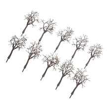 Load image into Gallery viewer, 10pcs Miniature Bare Tree Models 12cm, Brown Winter Trees for Diorama, Railway Scenery, Landscape, Craft Supplies
