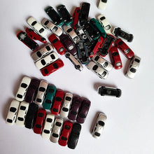 Load image into Gallery viewer, 30/50/100pcs 1:250 Miniature Cars Set Painted ABS Vehicles for Model Railway, Architecture Layouts, Dioramas, Street Scenes, Craft Supplies
