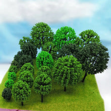 Load image into Gallery viewer, 30 pcs Miniature Mulberry Tree Model Train Railway DIY Scenery Dollhouse Garden Landscape Terrarium Diorama Craft Supplies
