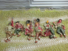 Load image into Gallery viewer, WWII U.S. Soldiers Falling 6 People Miniature Unpainted Resin Figure 1/72 Scale Unassembled Model
