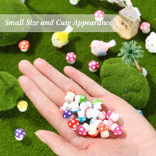 Load image into Gallery viewer, 10/20 pcs Mixed Miniature Tiny Mushroom Model DIY Scenery Dollhouse Landscape Fairy Garden Accessories Terrarium Diorama Craft Supplies
