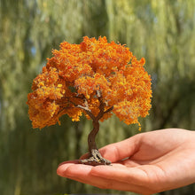Load image into Gallery viewer, Miniature Autumn Wire Tree 10/15cm Model for Dollhouse, Architectural Scenery, DIY Landscape Projects
