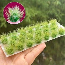 Load image into Gallery viewer, 16mm Miniature Grass Tufts – 20 Wild Grass and Weed Clumps
