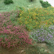 Load image into Gallery viewer, Shrub Flower Model HO/N Scale Fine Leaf Powder Vegetation Mesh for Diorama, Railway Scenery, Military Sand Table, Model Making, Craft Supply
