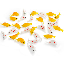 Load image into Gallery viewer, 5/10 pcs Miniature Tiny Goldfish Fish Figure Model DIY Scenery Dollhouse Landscape Fairy Garden Accessories Terrarium Diorama Craft Supplies
