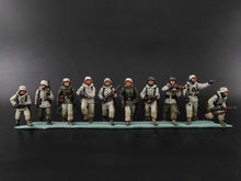 Load image into Gallery viewer, WWII German Winter Soldier 10 People Miniature Unpainted Resin Figure 1/72 Scale Unassembled Model
