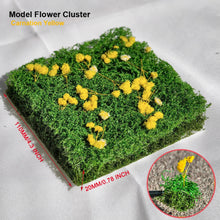 Load image into Gallery viewer, Miniature Flower Cluster Shrubs Model 4 Colors Grass Bush for Diorama, Sand Table, Railway, Wargame, Garden Scenes, Landscape Craft Supplies
