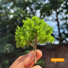 Load image into Gallery viewer, Miniature Spring Green Model Tree 8/12cm, Railway Scenery, Diorama Craft Supply
