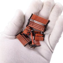 Load image into Gallery viewer, 10pcs 1:30/50/75/100/150 Scale Miniature Park Bench Chairs for Diorama Scenes, Model Railway Layouts, Garden and Architecture Craft Projects
