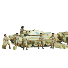 Load image into Gallery viewer, WWII British Soldiers 6 People Miniature Unpainted Resin Figure 1/72 Scale Unassembled Model
