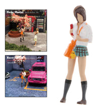 Load image into Gallery viewer, Miniature Mini Skirt Girls People Figure 1:64 Model Sand Table Scenery Building Street Landscape Accessories Toys Diorama Supplies
