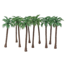 Load image into Gallery viewer, 200 pcs Miniature Coconut Palm Tree Models DIY Sand Table Train Railway Scenery Fairy Garden Landscape Terrarium Diorama Craft Supplies
