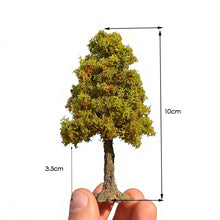 Load image into Gallery viewer, Miniature Autumn Green Model Tree 10–28cm, Railway Scenery, Diorama Craft Supply
