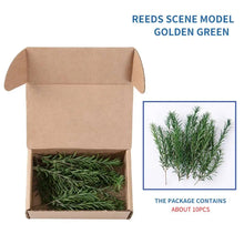 Load image into Gallery viewer, Miniature Wetland Reed Plants and Long Leaf Grass Clusters for HO OO N Scale Dioramas, Military Scenery, Micro Landscapes and Model Making
