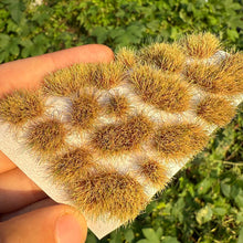 Load image into Gallery viewer, 18pcs Static Grass Tufts for Miniatures, Model Railway Scenery, Diorama Grass Clusters, War Gaming Terrain Supply
