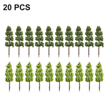 Load image into Gallery viewer, 20pcs Miniature Model Trees 6cm for Diorama Railway Scenery Landscape Train Layout Terrain Accessories

