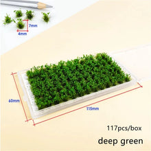 Load image into Gallery viewer, Miniature Tea Field Grass Clusters for Diorama &amp; Model Layouts DIY Landscape Terrain Craft Supplies
