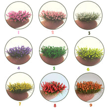 Load image into Gallery viewer, 16 pcs Miniature Flower Cluster Grass Models DIY Sand Table Dollhouse Accessories Fairy Garden Landscape Terrarium Diorama Craft Supplies
