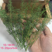 Load image into Gallery viewer, Miniature Bush Trees Model 5 Colors Vegetation for HO N Scale Train Layouts, DIY Diorama, Wargames, Model landscapes, and Craft Supplies
