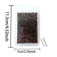 Load image into Gallery viewer, 5mm Miniature Wetland Grass Tufts – Model Train Scenery, Wargaming Terrain, Diorama, and DIY Sand Table Landscape Supplies
