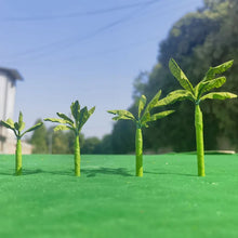 Load image into Gallery viewer, 5 pcs 5/6/7.5/9cm Miniature Banana Coconut Palm Tree Model Train Railway Layout DIY Landscape Dollhouse Terrarium Diorama Craft Supplies
