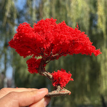 Load image into Gallery viewer, Miniature Red Maple Bonsai Wire Tree Model 10/15cm for Diorama, Dollhouse, Architecture Scene &amp; Craft Supplies

