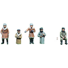 Load image into Gallery viewer, WWII Soviet Winter Soldiers 6 People Miniature Unpainted Resin Figure 1/72 Scale Unassembled Model
