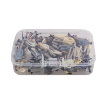 Load image into Gallery viewer, 50pcs 1:100 Scale Miniature Model People Painted Figures for HO Railway Scenes, Architecture Layouts, Dioramas, Landscape Craft Supplies

