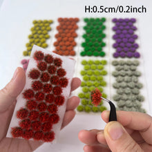 Load image into Gallery viewer, 32pcs Miniature Flower Clusters 5mm HO N Scale for Diorama Scenery, Landscaping Supply
