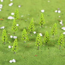 Load image into Gallery viewer, Miniature Cedar Trees 4.8cm Model for Diorama Railway Scenery Landscape Craft Supplies (50pcs)
