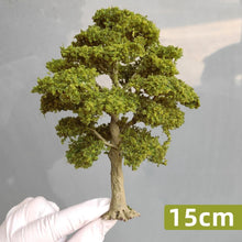 Load image into Gallery viewer, 10/15/23/28cm Autumn Model Trees for HO OO G Scale Diorama Wire Trunk Miniatures for Train Railway Layout, Dollhouse, Landscape Craft Supply
