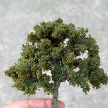 Load image into Gallery viewer, Miniature Autumn Green Model Tree 8/12cm, Railway Scenery, Diorama Craft Supply
