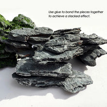 Load image into Gallery viewer, 20pcs Moss Rock Scenery Stones for Diorama, Miniature Landscape, Model Train Terrain, Fairy Garden
