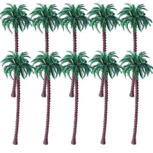 Load image into Gallery viewer, 5/10/20pcs Miniature Coconut Palm Trees Model 5.5-19cm for Diorama Landscape Scenery
