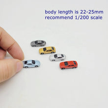 Load image into Gallery viewer, 30pcs 1:75/100/150/200 Miniature Model Cars Vehicles for Model Railway, Architecture Layouts, Dioramas, Street Scenes, Craft Supplies
